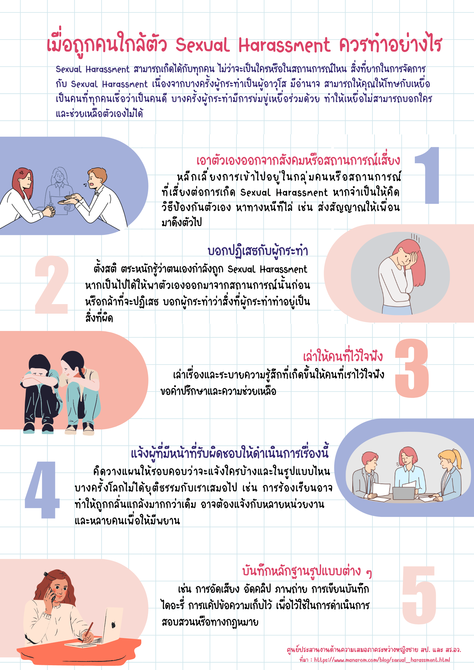 เมื่อถูกคนใกล้ตัว Sexual Harassment ควรทำอย่างไร
