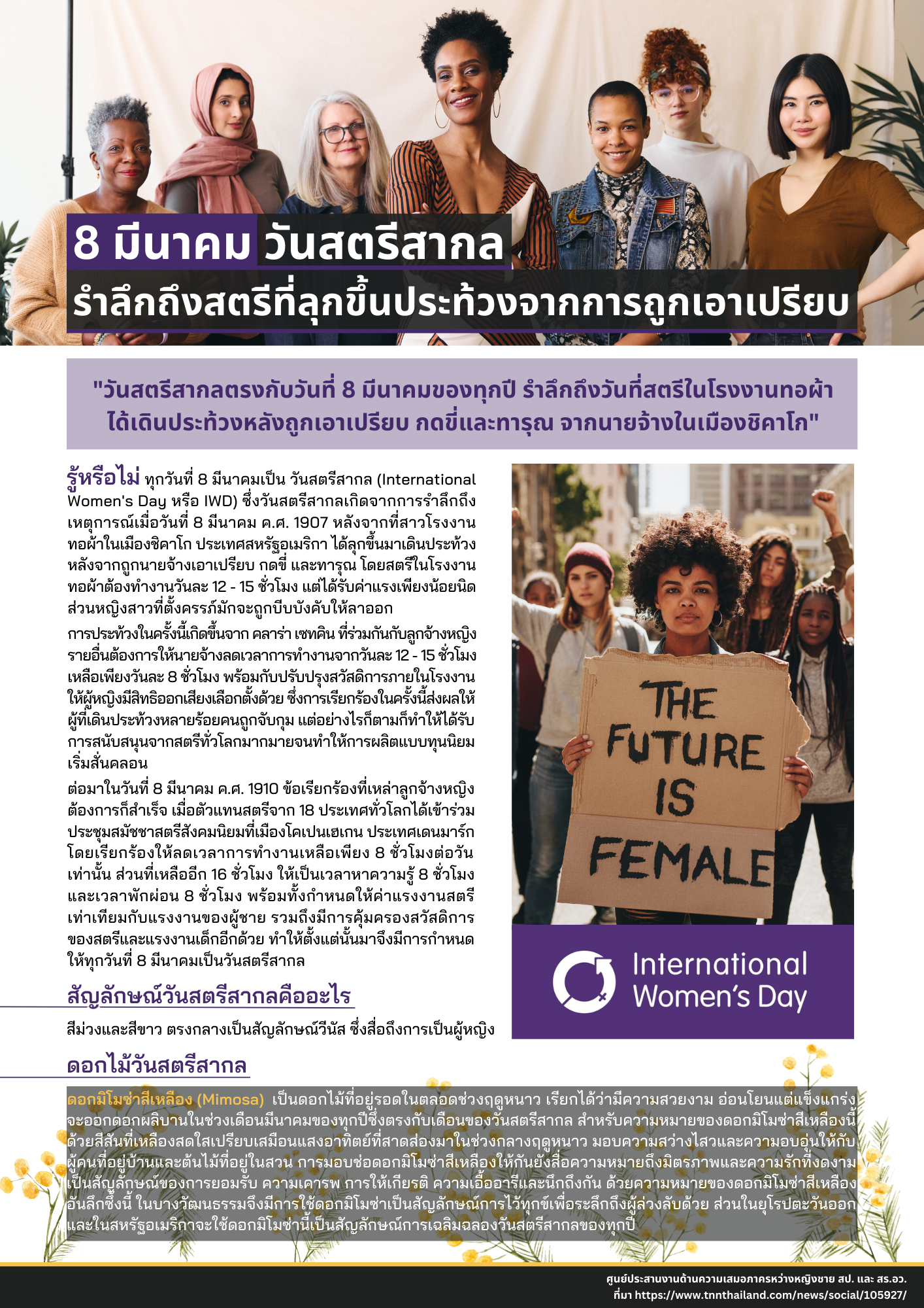 เอกสารเผยแพร่เสมอภาคหญิงชายครั้งที่ 6 2566
