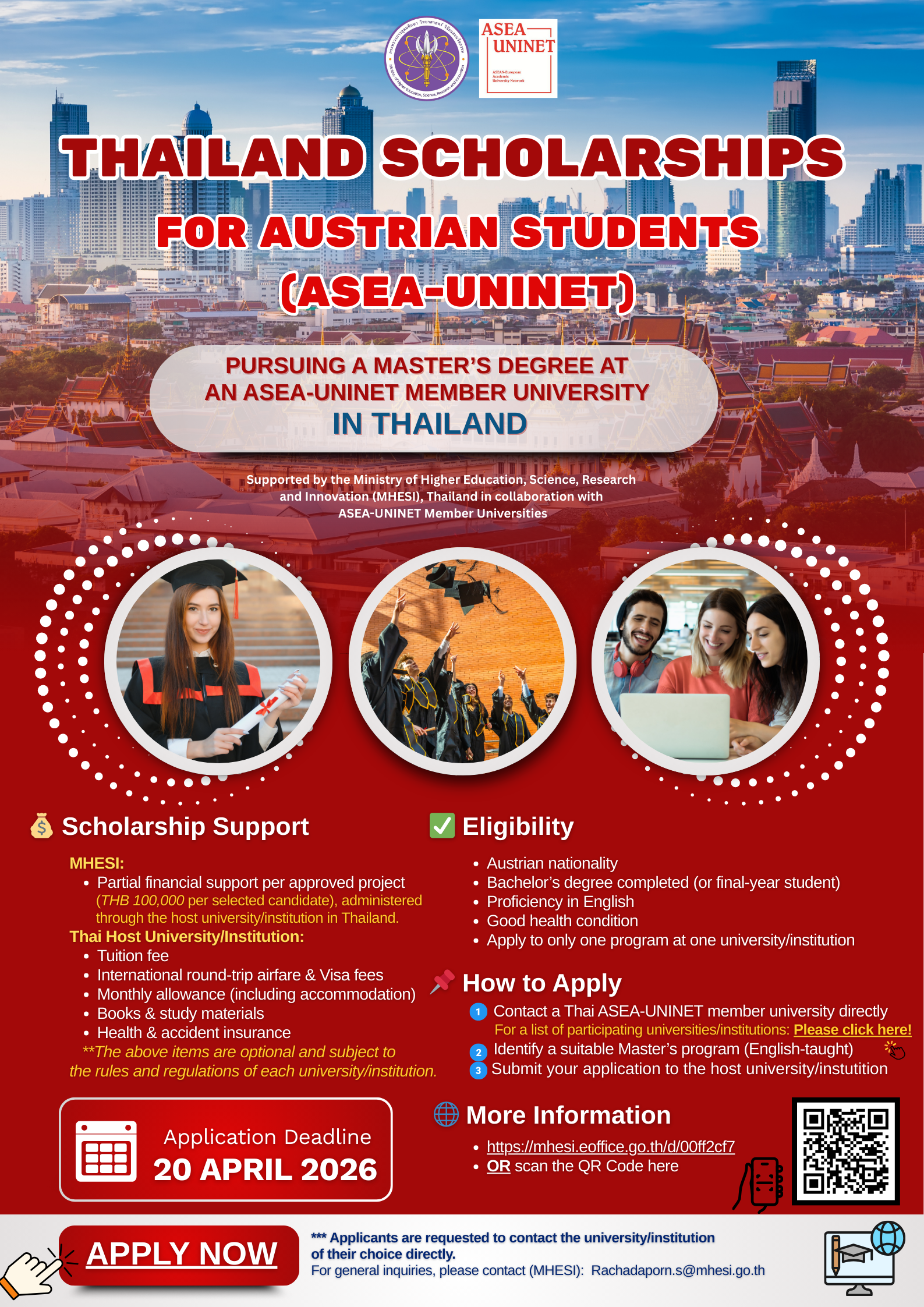 PR to Austrians Study in TH