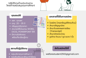 รับสมัครเพื่อจัดจ้างเป็นพนักงานจ้างเหมาบริการ ... พารามิเตอร์รูปภาพ 1